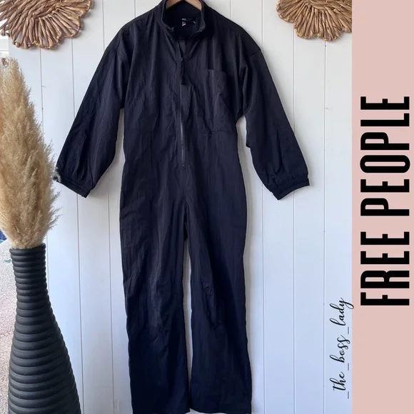 Free People jumpsuit coveralls onesie one-piece romper - Picture 6 of 13